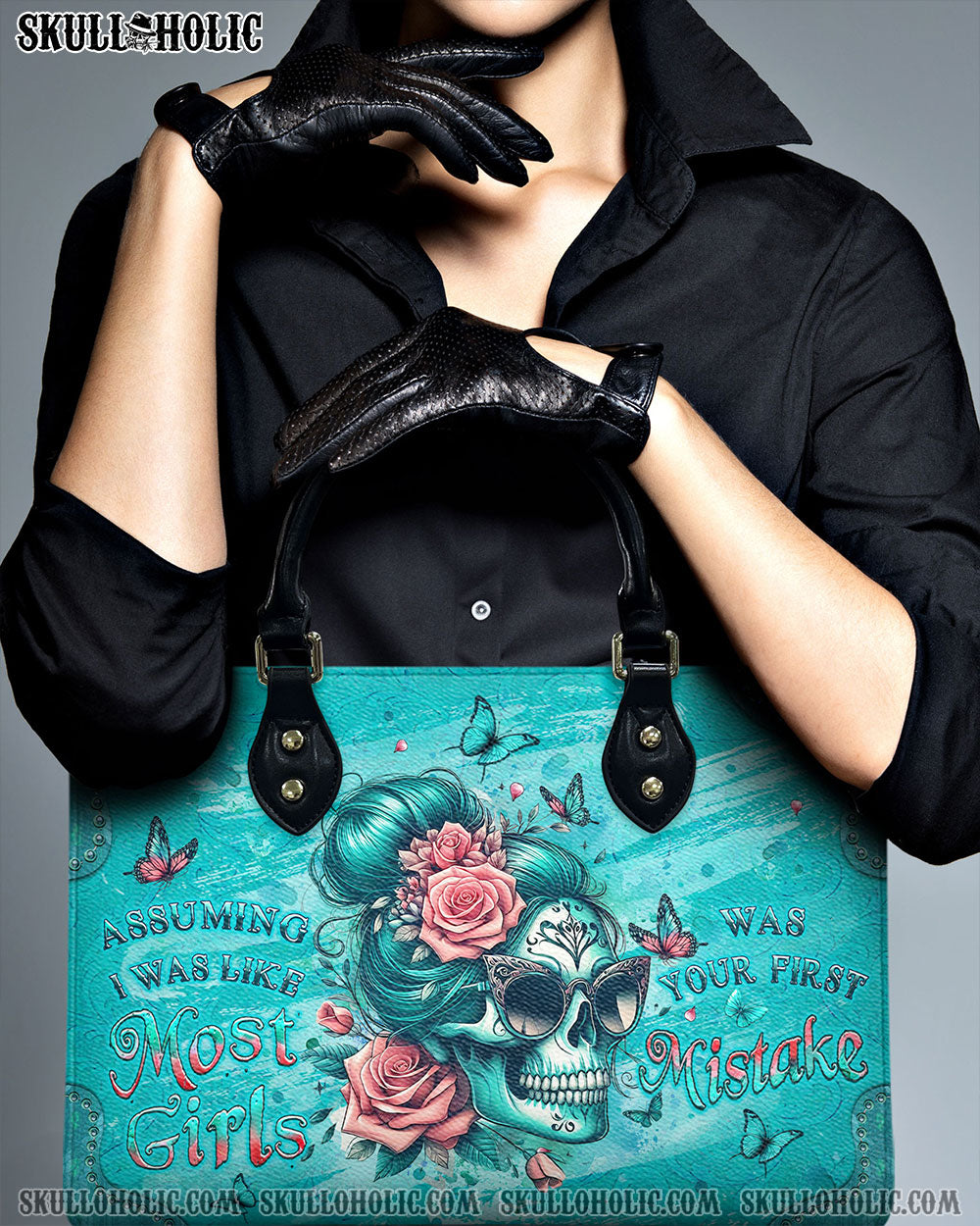 BLISSCORNERS YOUR FIRST MISTAKE LEATHER HANDBAG