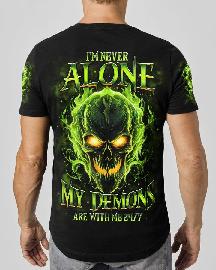 BLISSCORNERS I'M NEVER ALONE SKULL DEMON ALL OVER PRINT 3