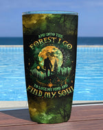 BLISSCORNERS AND INTO THE FOREST I GO BIGFOOT TUMBLER
