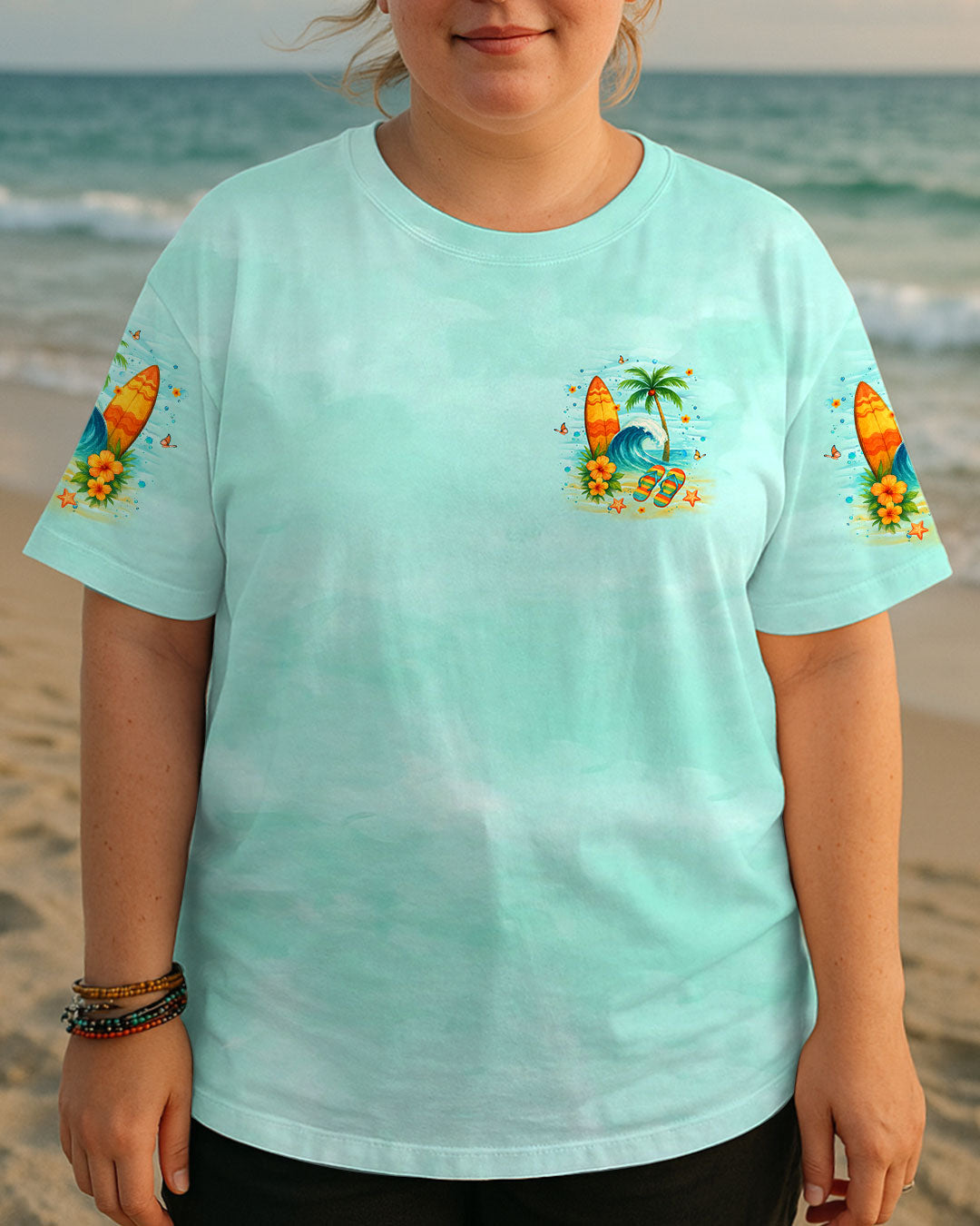 BLISSCORNERS MY HEART BEATS IN WAVES ALL OVER PRINT