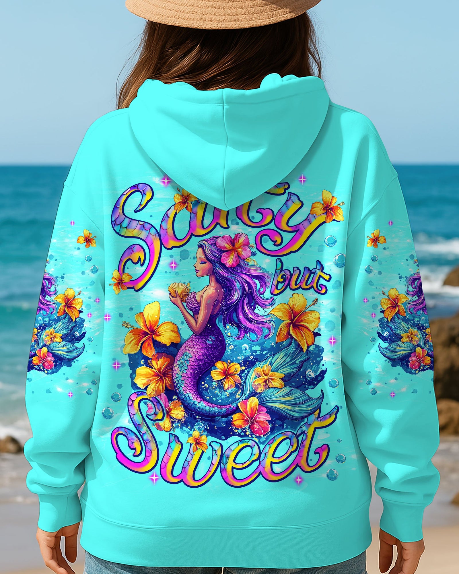 BLISSCORNERS SALTY BUT SWEET MERMAID ALL OVER PRINT