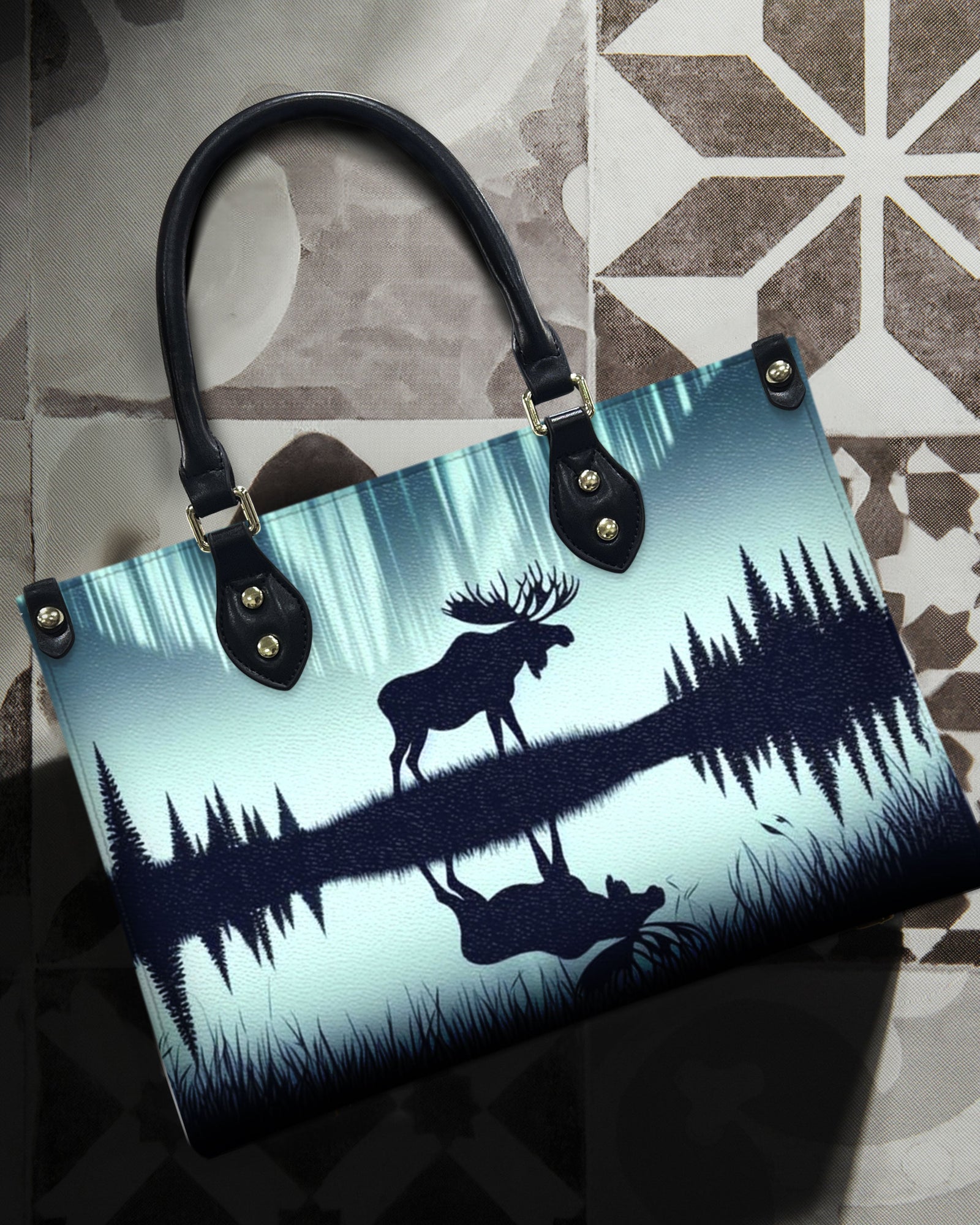 BLISSCORNERS DEER NATURE LEATHER HANDBAG