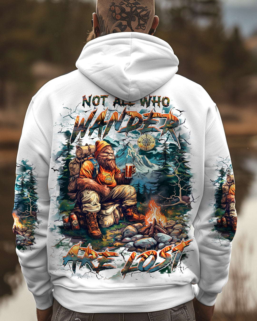 BLISSCORNERS NOT ALL WHO WANDER ARE LOST ALL OVER PRINT