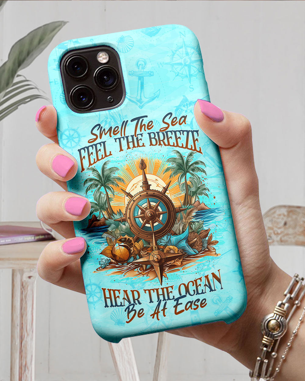 BLISSCORNERS SMELL THE SEA FEEL THE BREEZE PHONE CASE