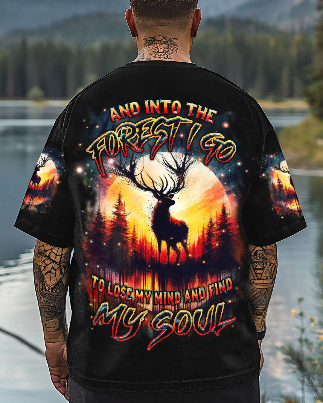 BLISSCORNERS AND INTO THE FOREST I GO ALL OVER PRINT