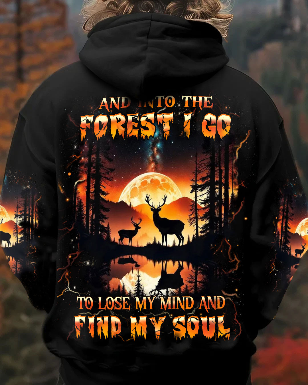 BLISSCORNERS AND INTO THE FOREST I GO ALL OVER PRINT