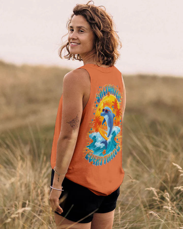 BLISSCORNERS SALTWATER HEALS EVERYTHING DOLPHIN ALL OVER PRINT 3