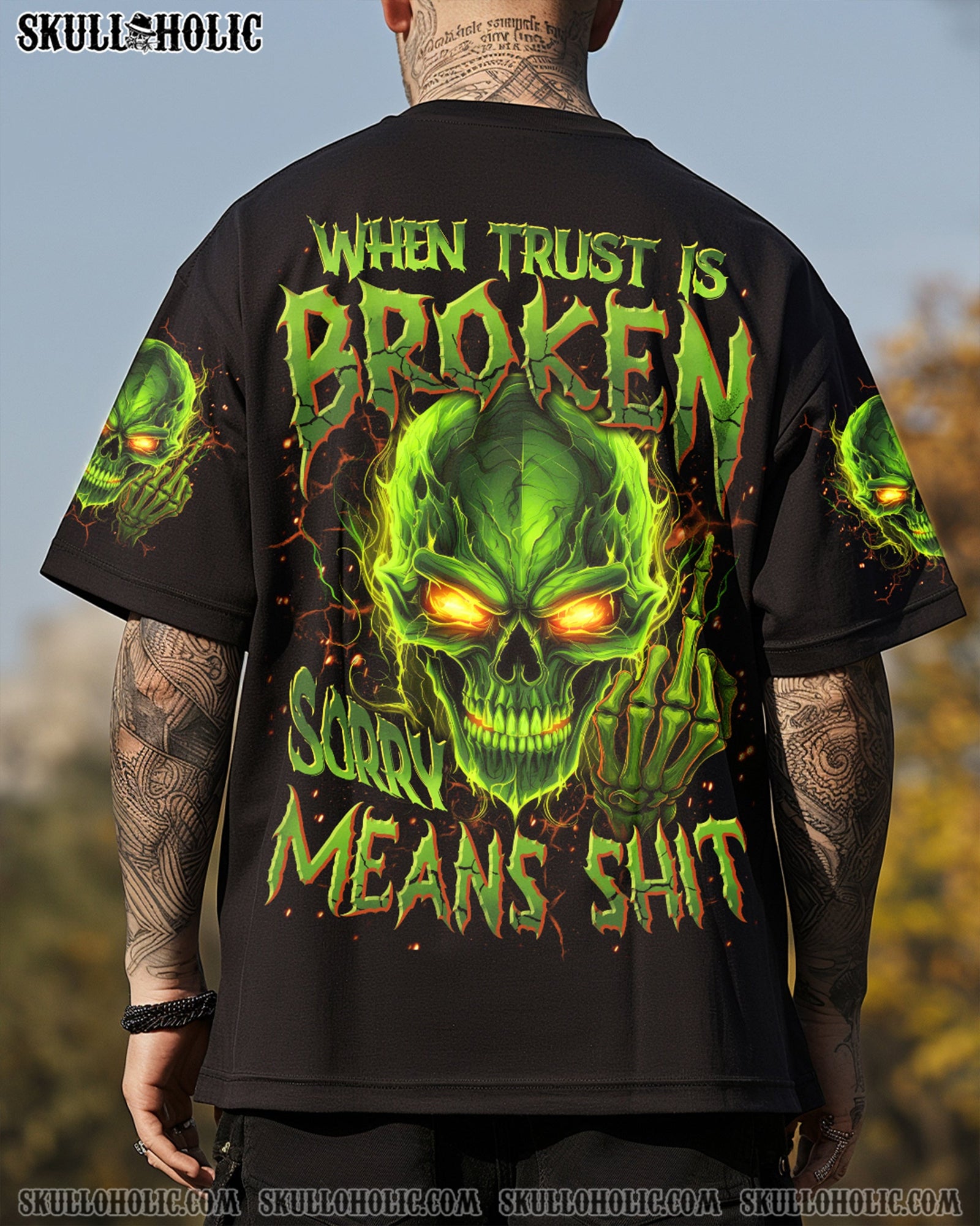 BLISSCORNERS WHEN TRUST IS BROKEN ALL OVER PRINT