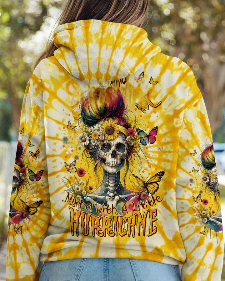 BLISSCORNERS SHE IS SUNSHINE MESSY BUN ALL OVER PRINT 1 NEW