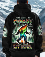 BLISSCORNERS AND INTO THE FOREST I GO BIGFOOT ALL OVER PRINT