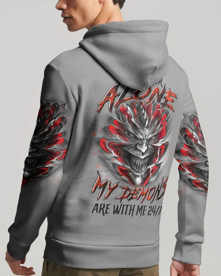 BLISSCORNERS I'M NEVER ALONE SKULL DEMON ALL OVER PRINT 4