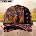 Blisscorners Premium Unique New Deer Hunting Camouflage Pattern Multicolor Personalized Name 3D Cap