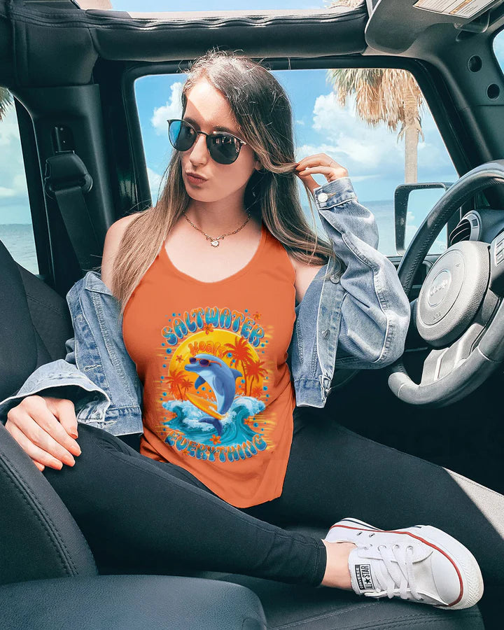 BLISSCORNERS SALTWATER HEALS EVERYTHING DOLPHIN ALL OVER PRINT 3
