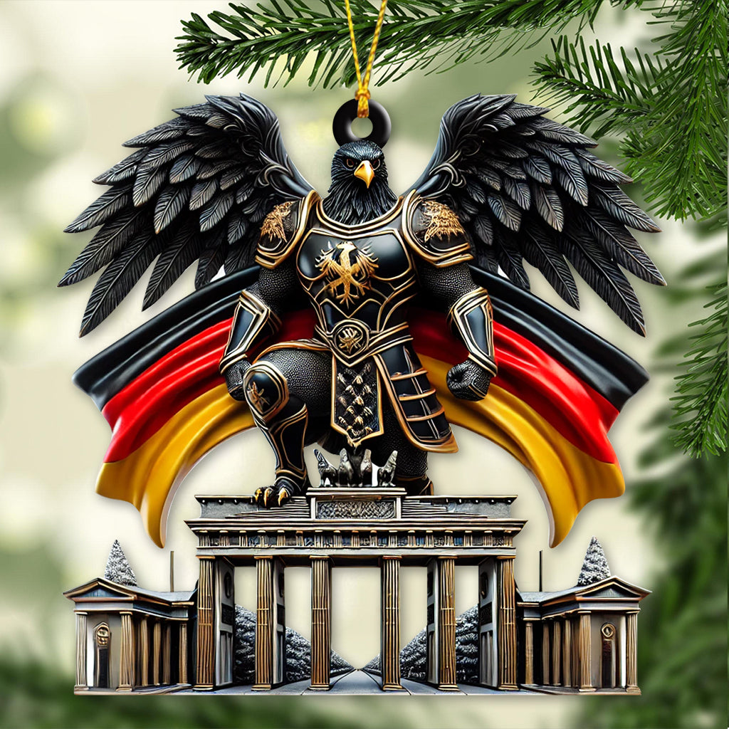 Blisscorners Custom Name Germany Ornament, Christmas Gift for Germany Lover52D Flat LM2111