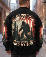 BLISSCORNERS AND INTO THE FOREST I GO BIGFOOT ALL OVER PRINT