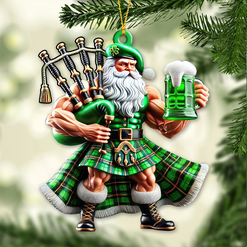 Blisscorners Custom Name Scotland Ornament, Christmas Gift for Scotland Lover2D Flat LM2211