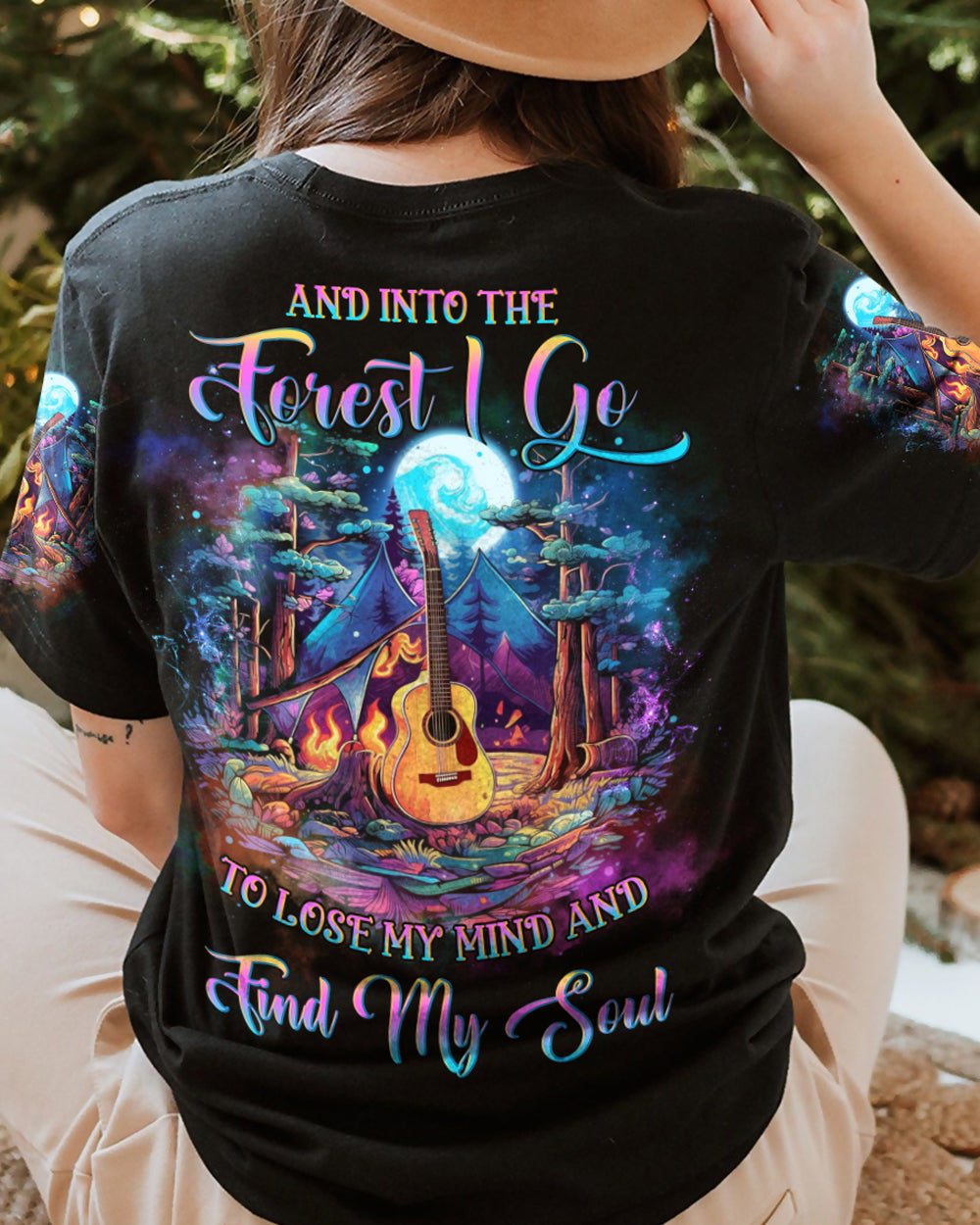 BLISSCORNERS AND INTO THE FOREST I GO ALL OVER PRINT