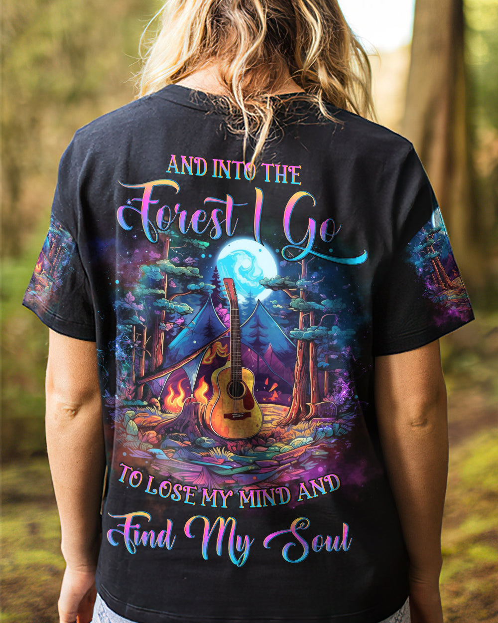 BLISSCORNERS AND INTO THE FOREST I GO ALL OVER PRINT