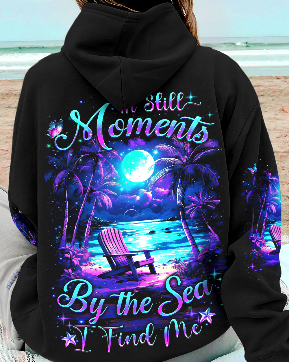 BLISSCORNERS IN STILL MOMENTS BY THE SEA ALL OVER PRINT