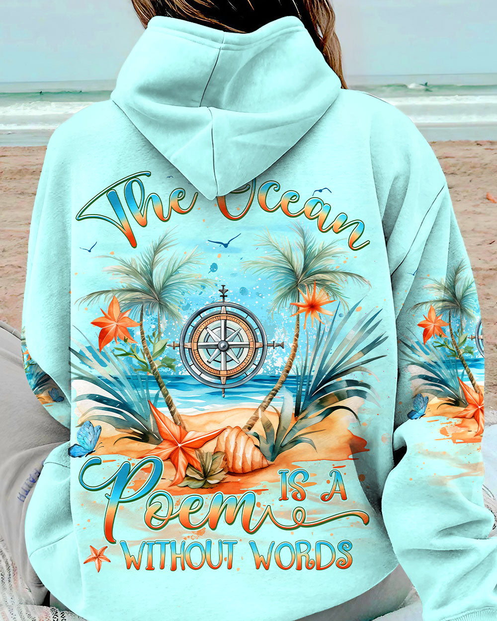 BLISSCORNERS THE OCEAN IS A POEM WITHOUT WORDS ALL OVER PRINT
