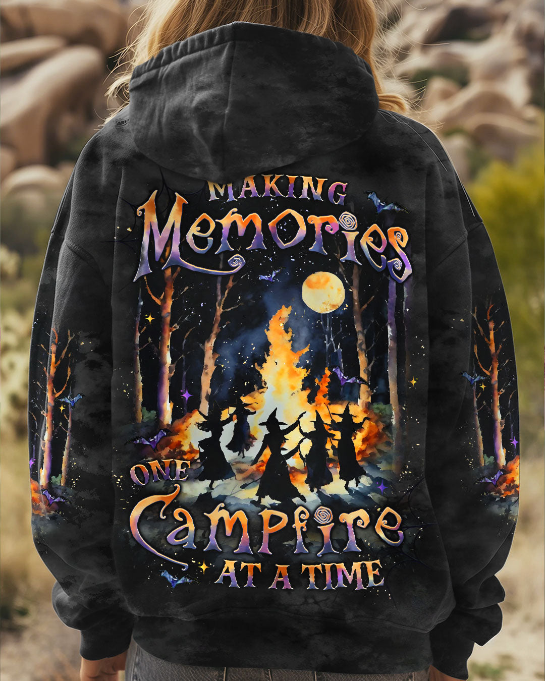 BLISSCORNERS MAKING MEMORIES ONE CAMPFIRE HALLOWEEN ALL OVER PRINT