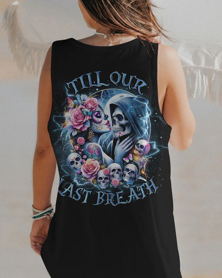 BLISSCORNERS TILL OUR LAST BREATH COUPLE SKULL REAPER ALL OVER PRINT