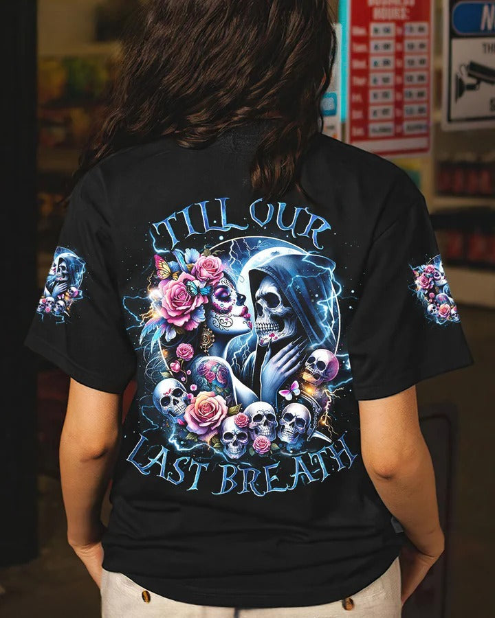BLISSCORNERS TILL OUR LAST BREATH COUPLE SKULL REAPER ALL OVER PRINT