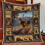 Blisscorners Deer Hunting Quilt- Blanket