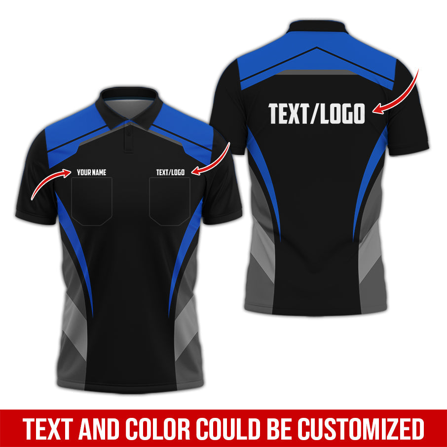 Blisscorners Custom Mechanic Shirt for Men, Printed Pocket Shirt, Blue Mechanic T-Shirt, Unisex Fit for Men and Women, Gift Idea for Car Lovers & Technicians