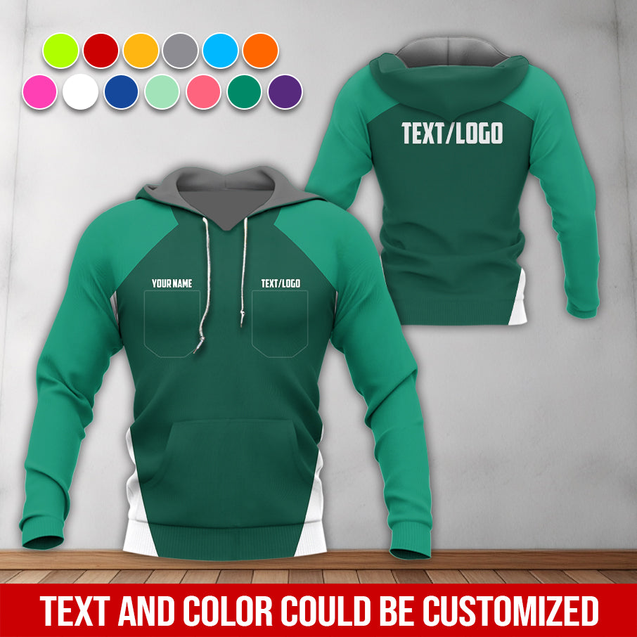 Blisscorners Custom Name Mechanic Shirt in Green, Unisex Work Shirt for Car Technicians, Great Gift for Him, Available in Sizes S to 5XL