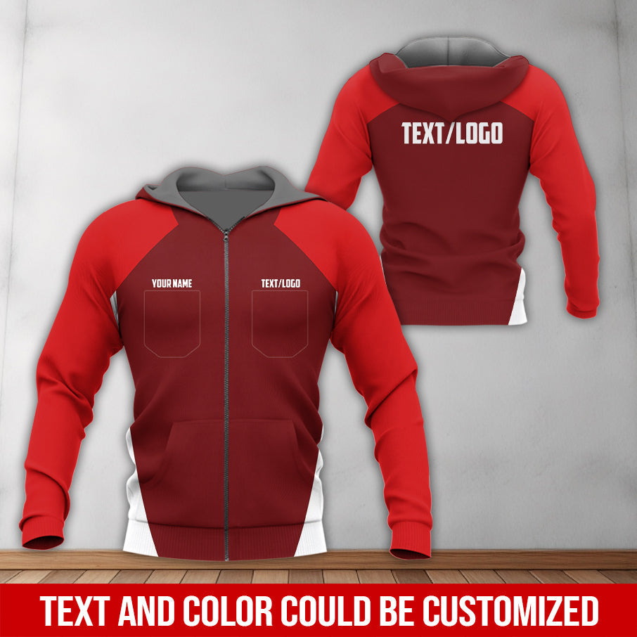 Blisscorners Custom Name Mechanic Shirt in Red, Unisex Work Shirt for Car Technicians, Great Gift for Him, Available in Sizes S to 5XL