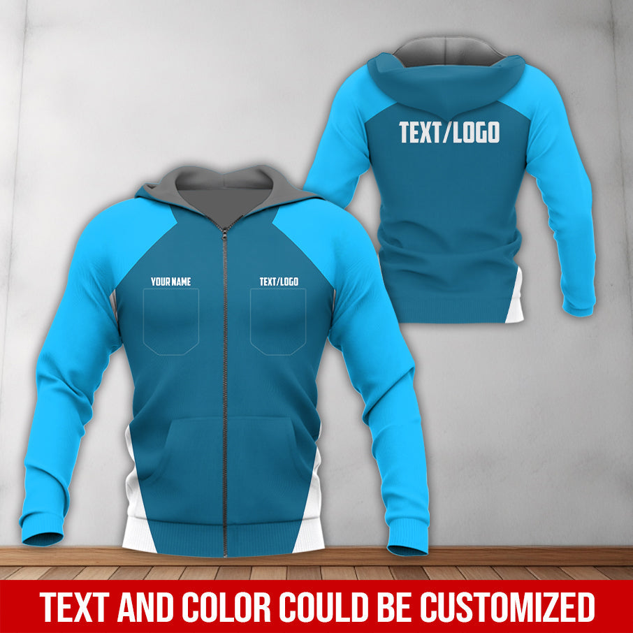 Blisscorners Custom Name Mechanic Shirt in Blue, Unisex Work Shirt for Car Technicians, Great Gift for Him, Available in Sizes S to 5XL