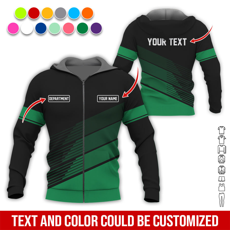 Blisscorners Custom Mechanic Shirt with Name, Unique Custom Shirt for Mechanics, Gift for Men Who Fix Everything, Available in Green Size S to 5XL