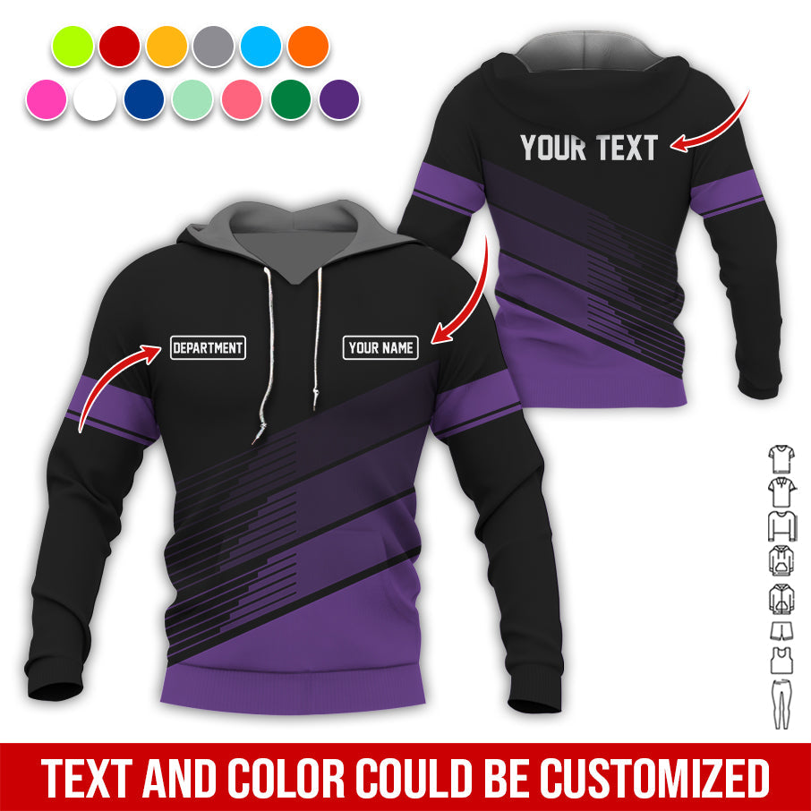 Blisscorners Custom Mechanic Shirt with Name, Unique Custom Shirt for Mechanics, Gift for Men Who Fix Everything, Available in Purple Size S to 5XL