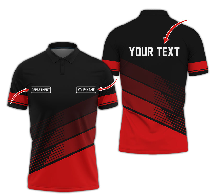 Blisscorners Custom Mechanic Shirt with Name, Unique Custom Shirt for Mechanics, Gift for Men Who Fix Everything, Available in Red Size S to 5XL