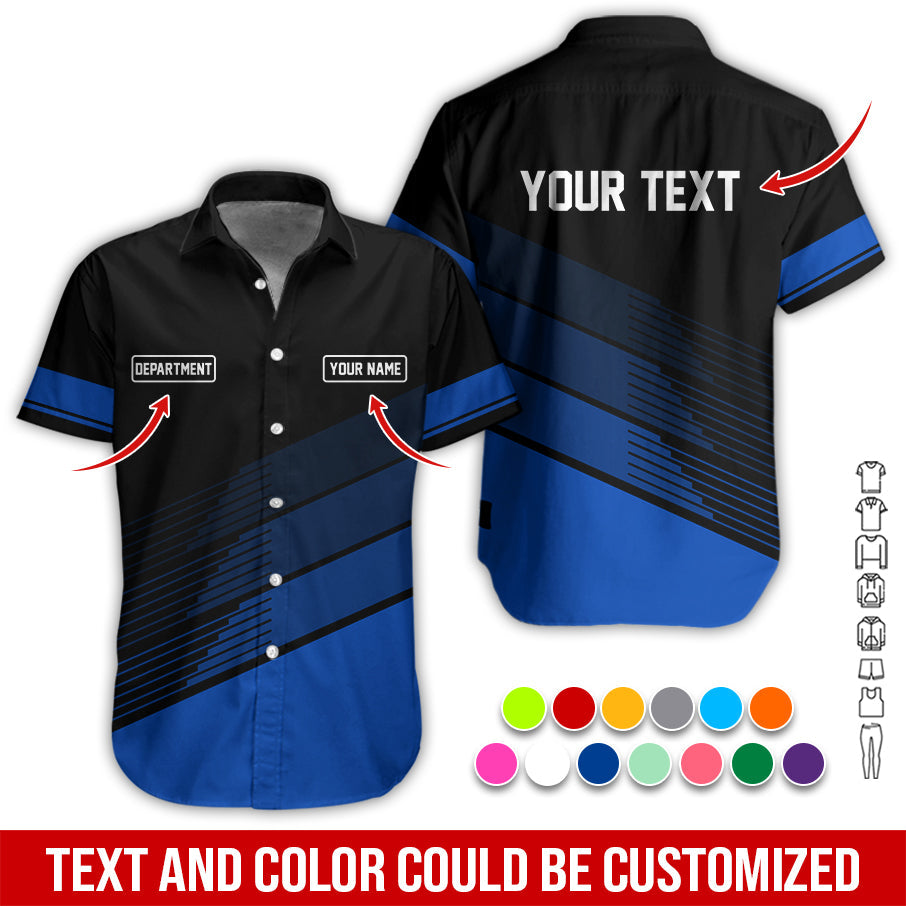 Blisscorners Custom Mechanic Shirt with Name, Unique Custom Shirt for Mechanics, Gift for Men Who Fix Everything, Available in Navy Size S to 5XL