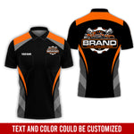 Blisscorners Best Custom Mechanic Shirt for Men, Printed Pocket Shirt, Perfect Gift for Car Guys, Diesel Techs, and Shop Crews, Unisex Orange Mechanic Shirt