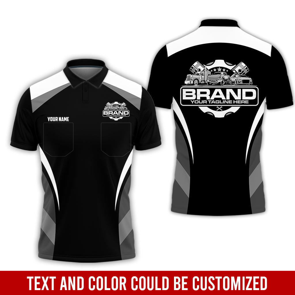 Blisscorners Best Custom Mechanic Shirt for Men, Perfect Gift for Car Guys, Diesel Techs, and Shop Crews, Unisex White Mechanic Shirt