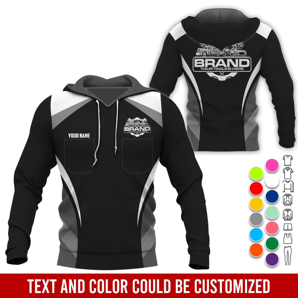 Blisscorners Best Custom Mechanic Shirt for Men, Perfect Gift for Car Guys, Diesel Techs, and Shop Crews, Unisex White Mechanic Shirt