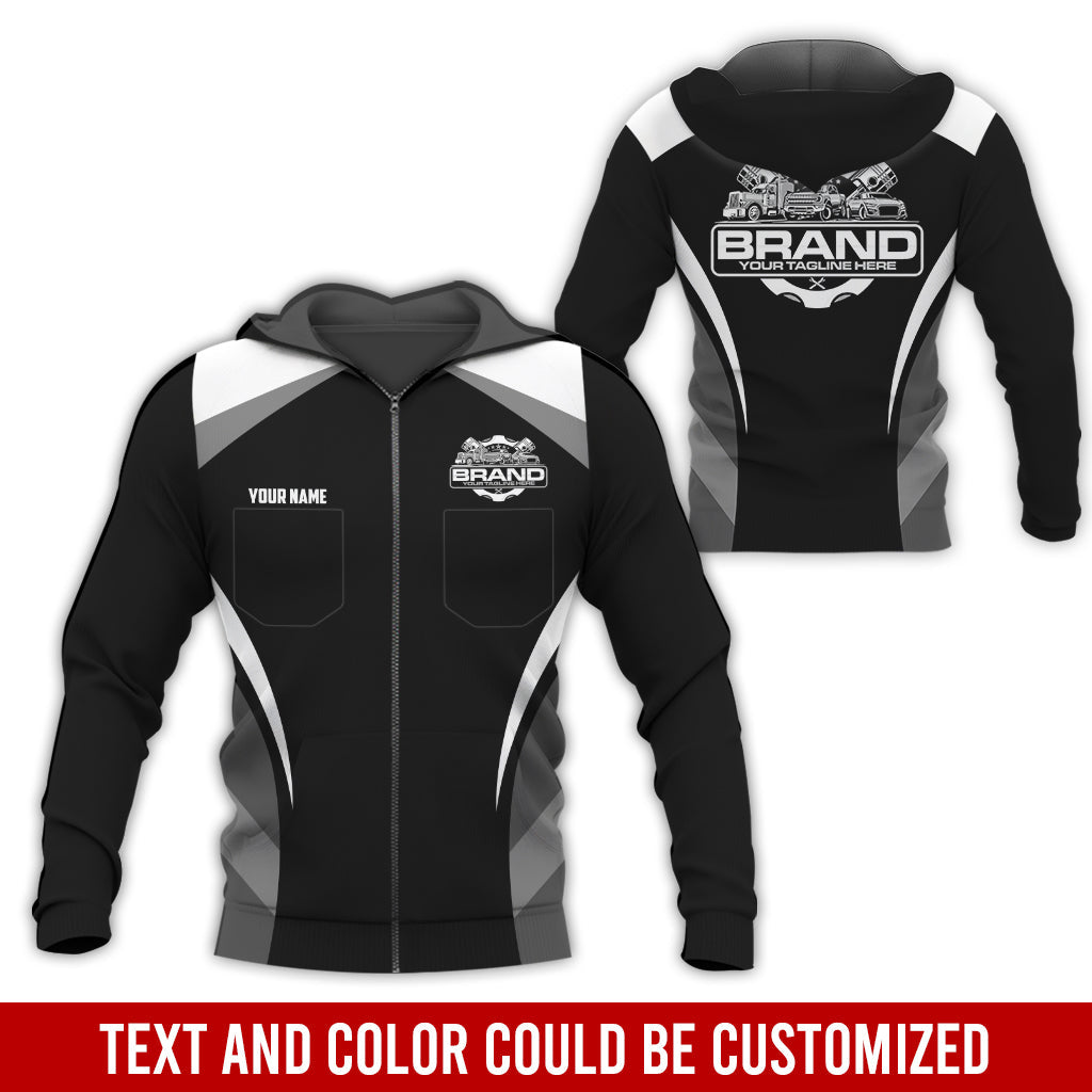 Blisscorners Best Custom Mechanic Shirt for Men, Perfect Gift for Car Guys, Diesel Techs, and Shop Crews, Unisex White Mechanic Shirt