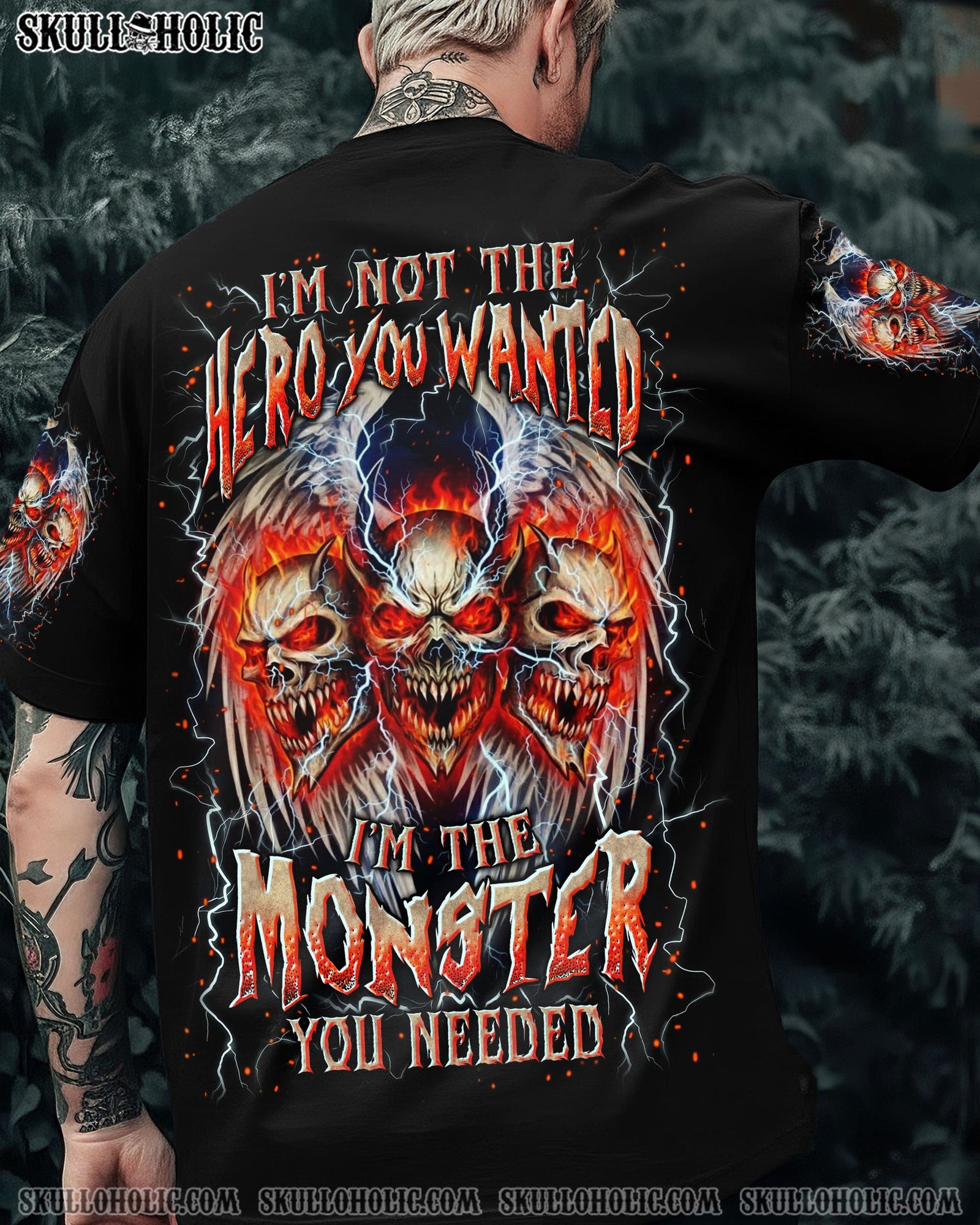 BLISSCORNERS I'M NOT THE HERO YOU WANTED ALL OVER PRINT