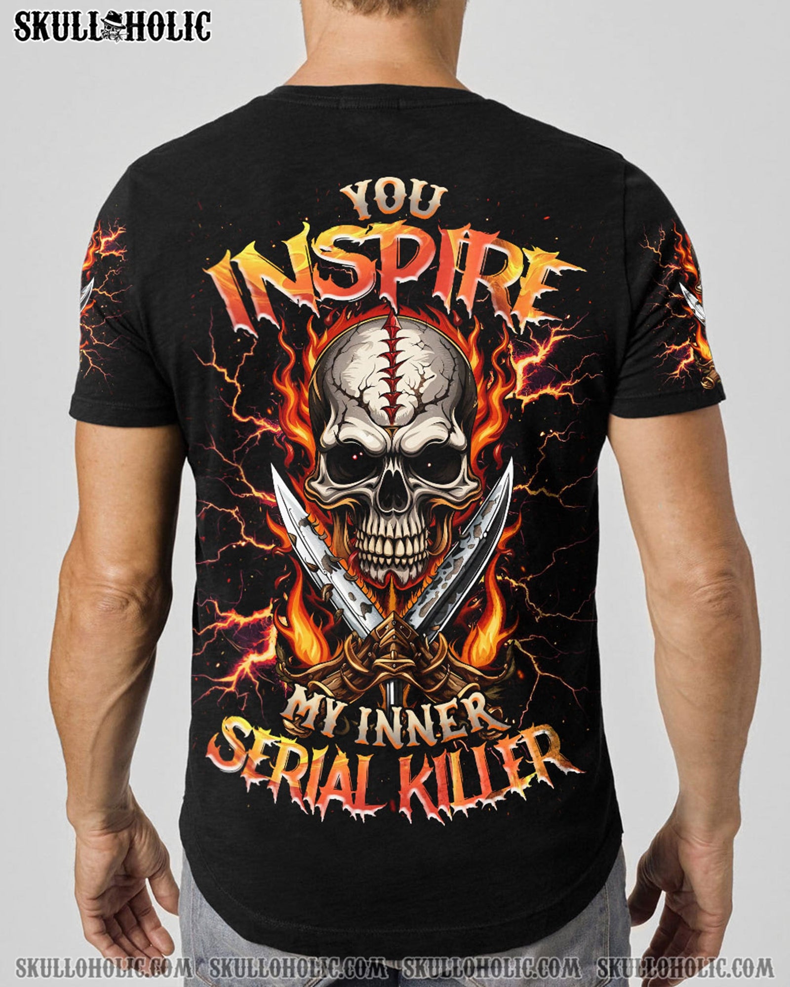 BLISSCORNERS YOU INSPIRE MY INNER KILLER SKULL ALL OVER PRINT