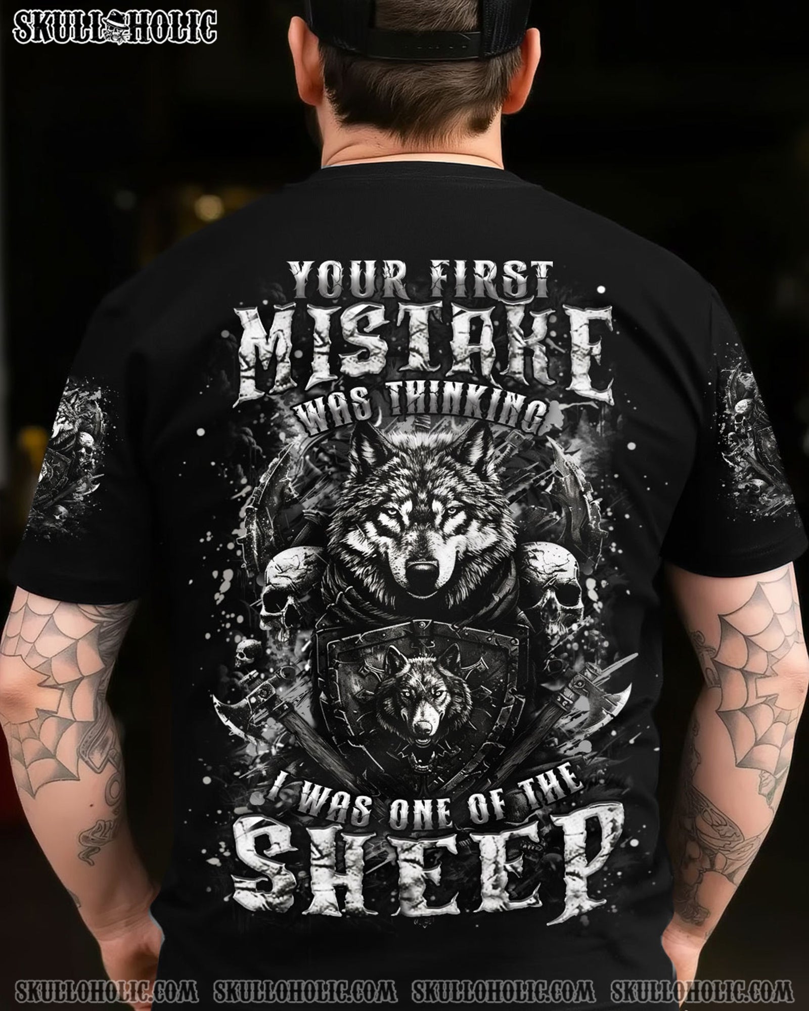 BLISSCORNERS YOUR FIRST MISTAKE WOLF ALL OVER PRINT