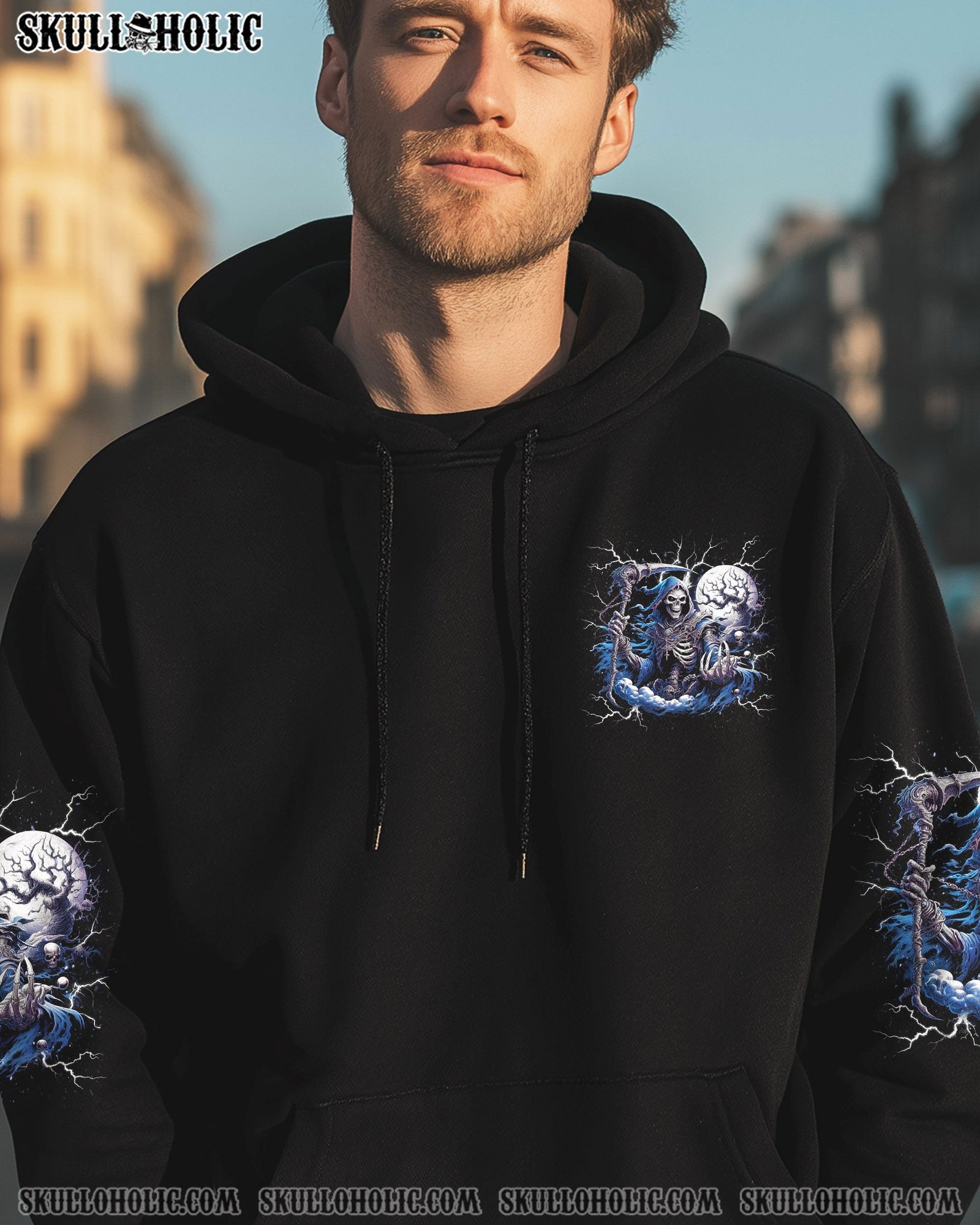 BLISSCORNERS HEAVEN DON'T WANT ME SKULL ALL OVER PRINT