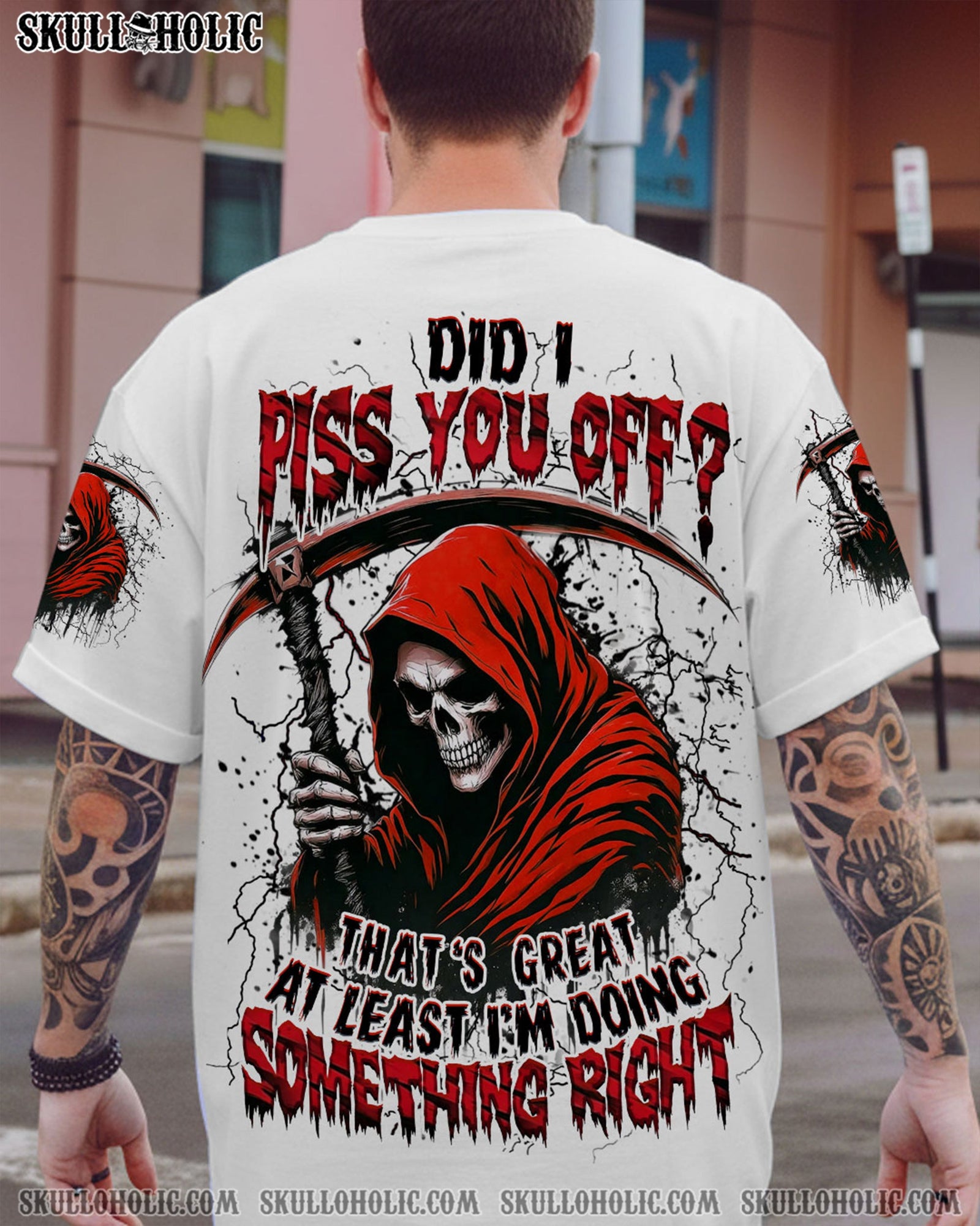 BLISSCORNERS DID I PISS YOU OFF SKULL REAPER ALL OVER PRINT