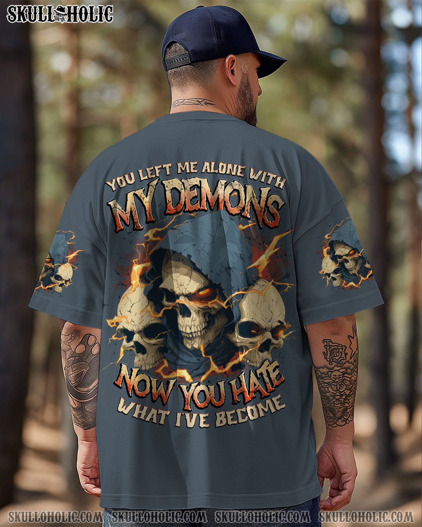BLISSCORNERS YOU LEFT ME ALONE WITH MY DEMONS ALL OVER PRINT