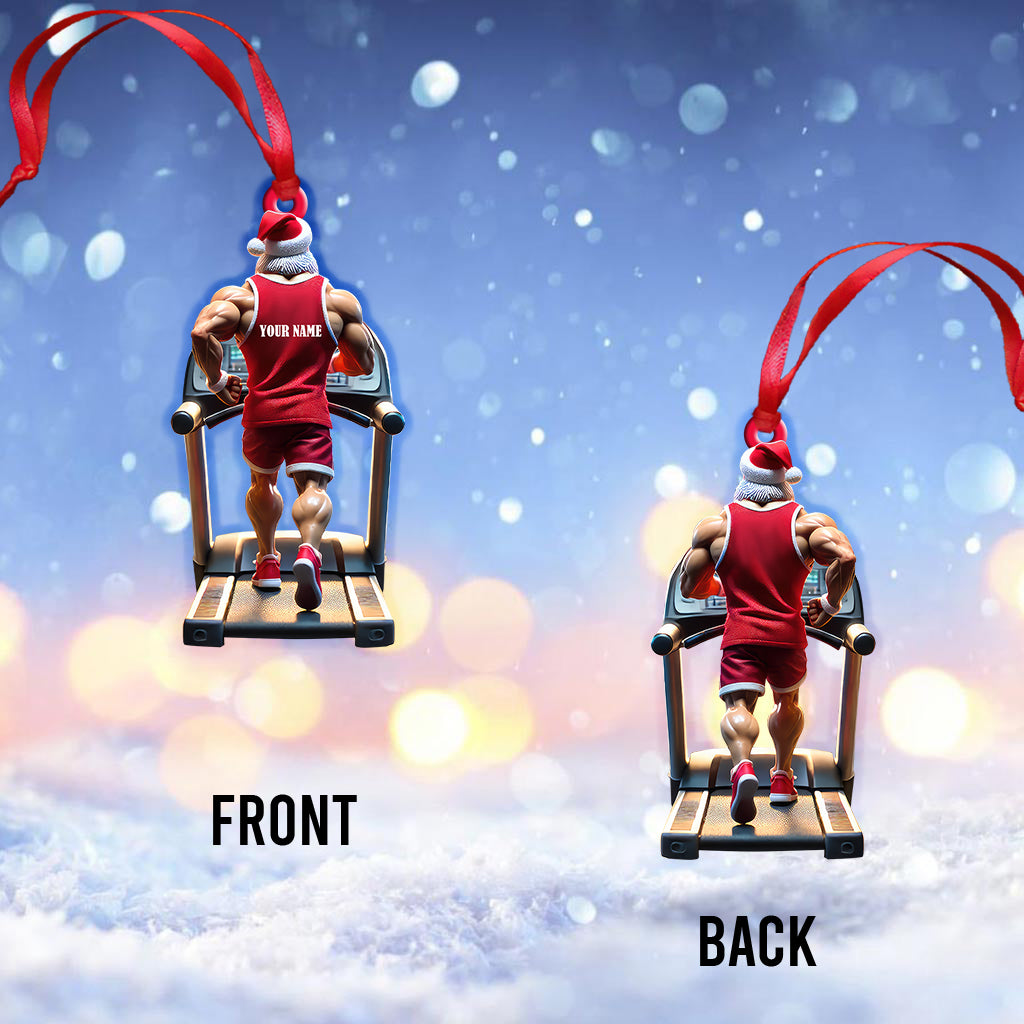 Blisscorners Custom Name Gym Ornament, Gymnastics Christmas Gift42D Flat LM2211