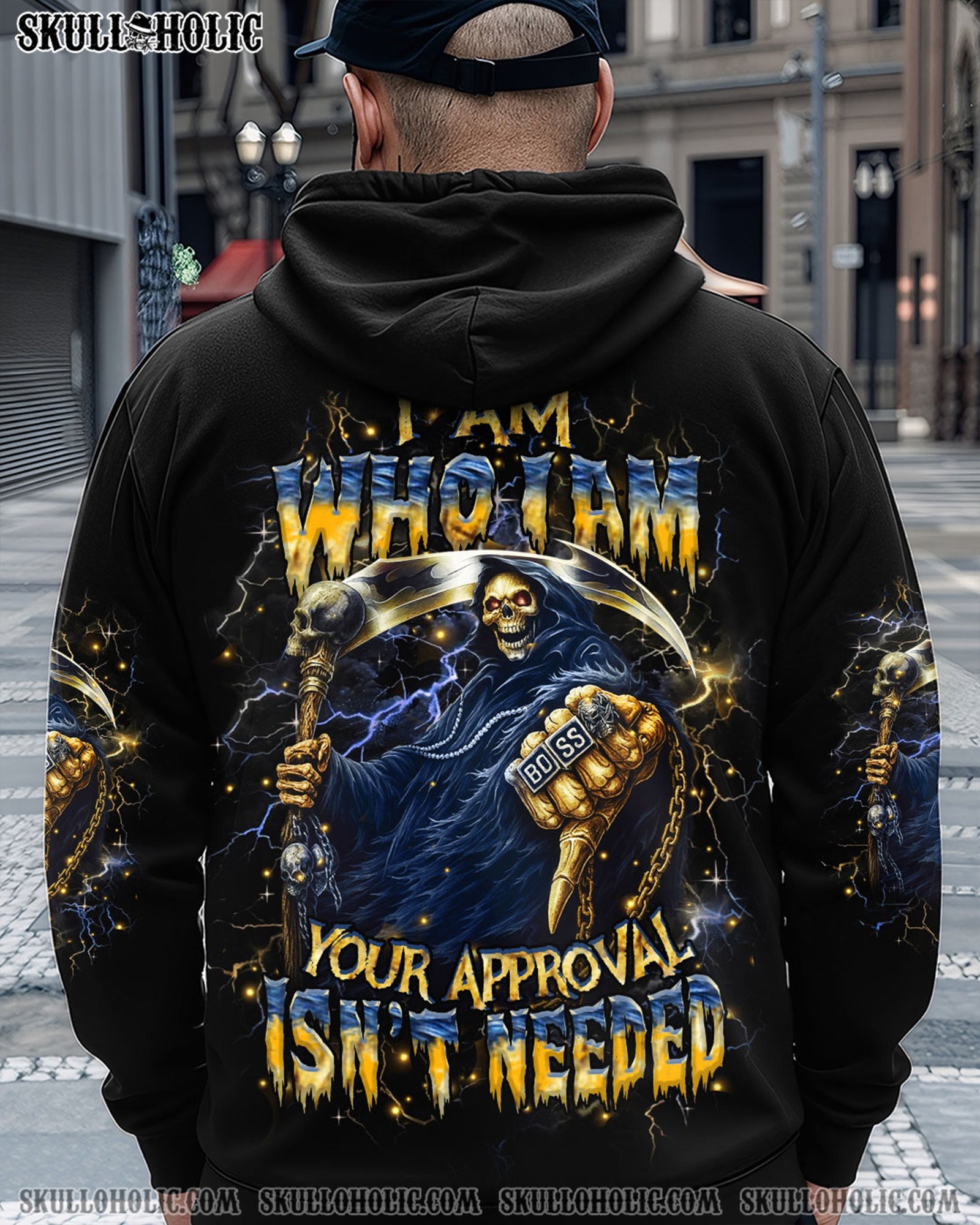 BLISSCORNERS I AM WHO I AM ALL OVER PRINT
