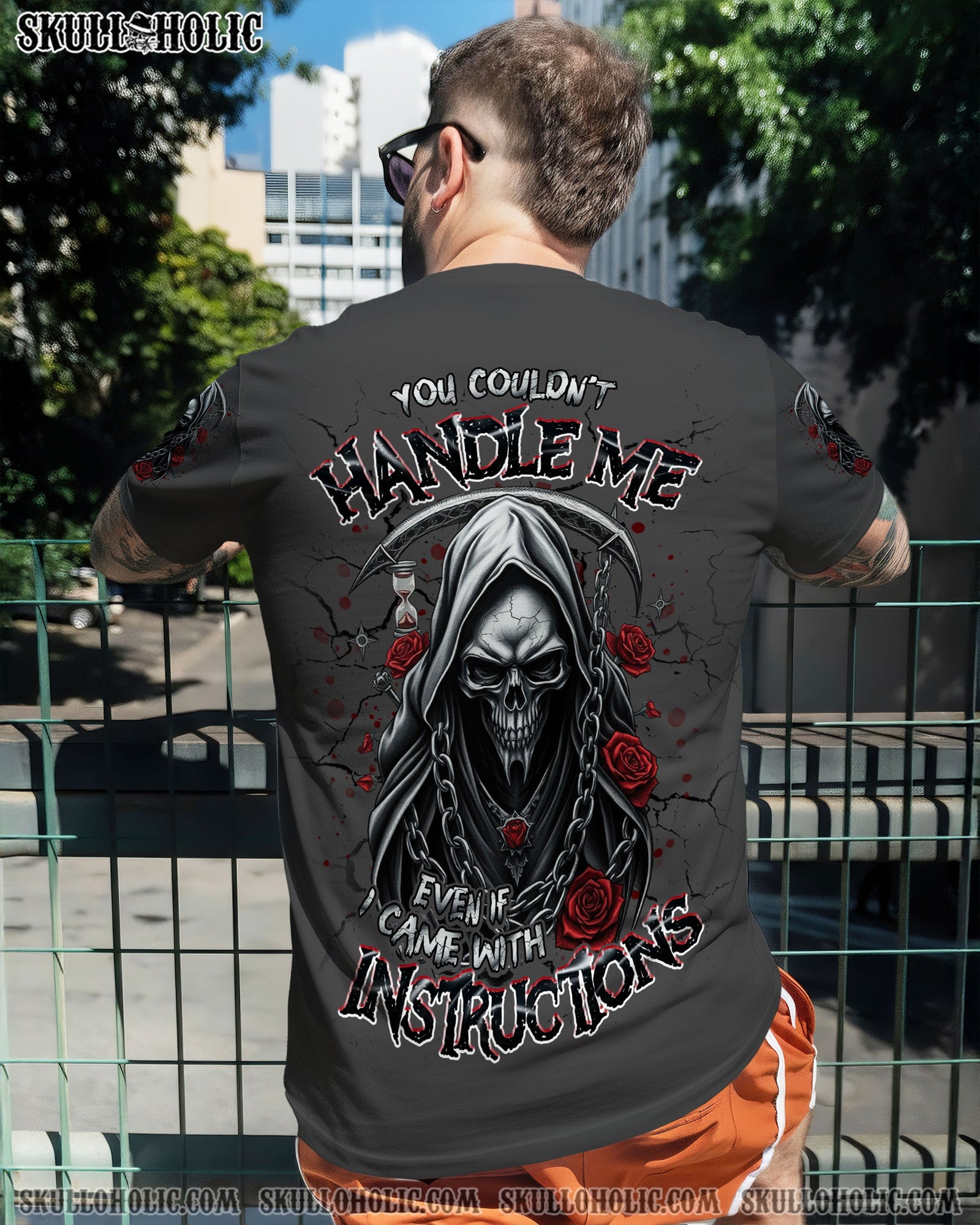 BLISSCORNERS YOU COULDN'T HANDLE ME REAPER ALL OVER PRINT