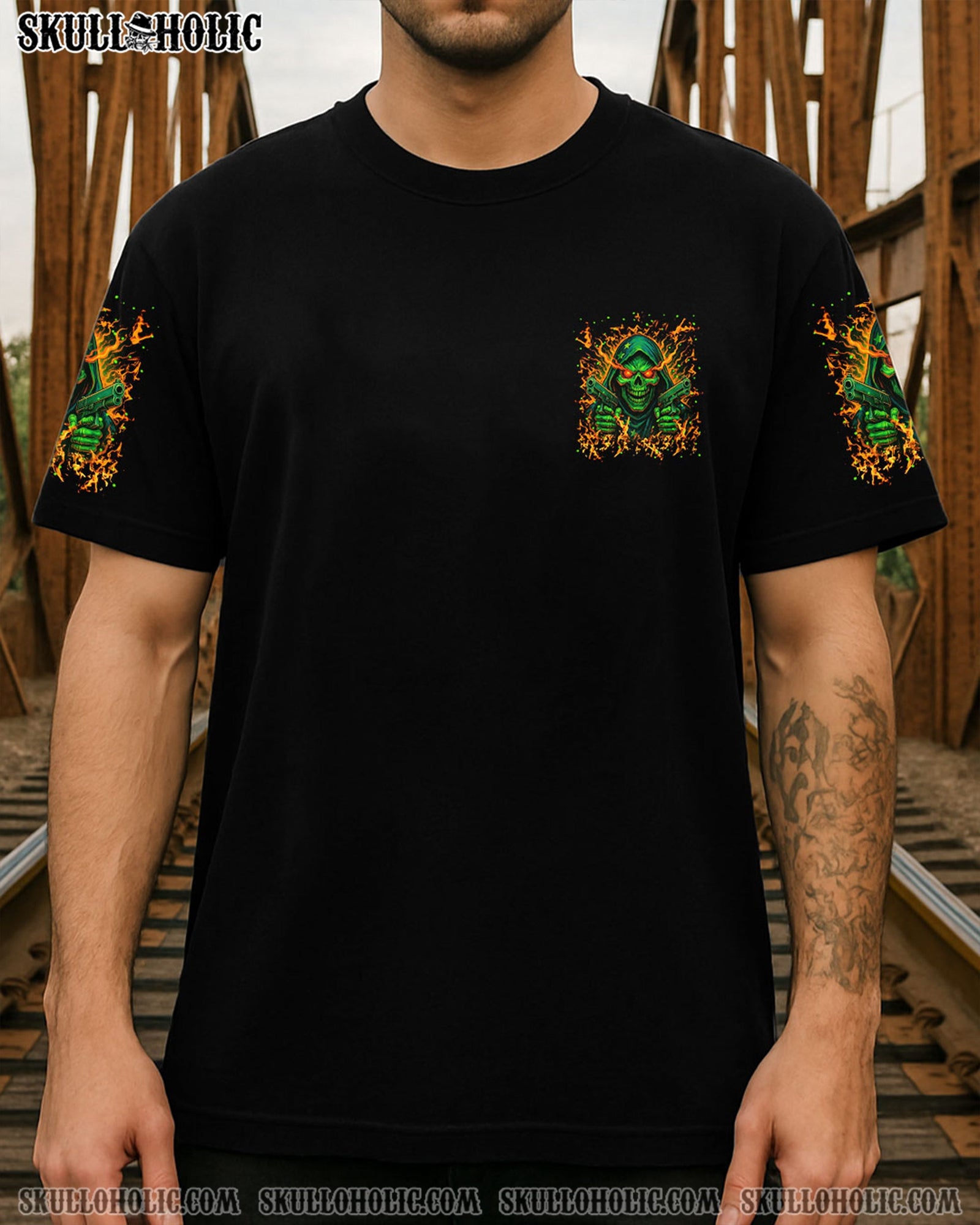 BLISSCORNERS PEW PEW MADAFAKAS SKULL REAPER ALL OVER PRINT
